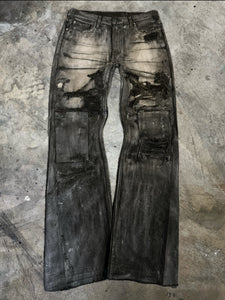 Rusted Double-knee denim