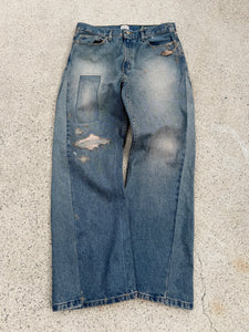 Patched Denim