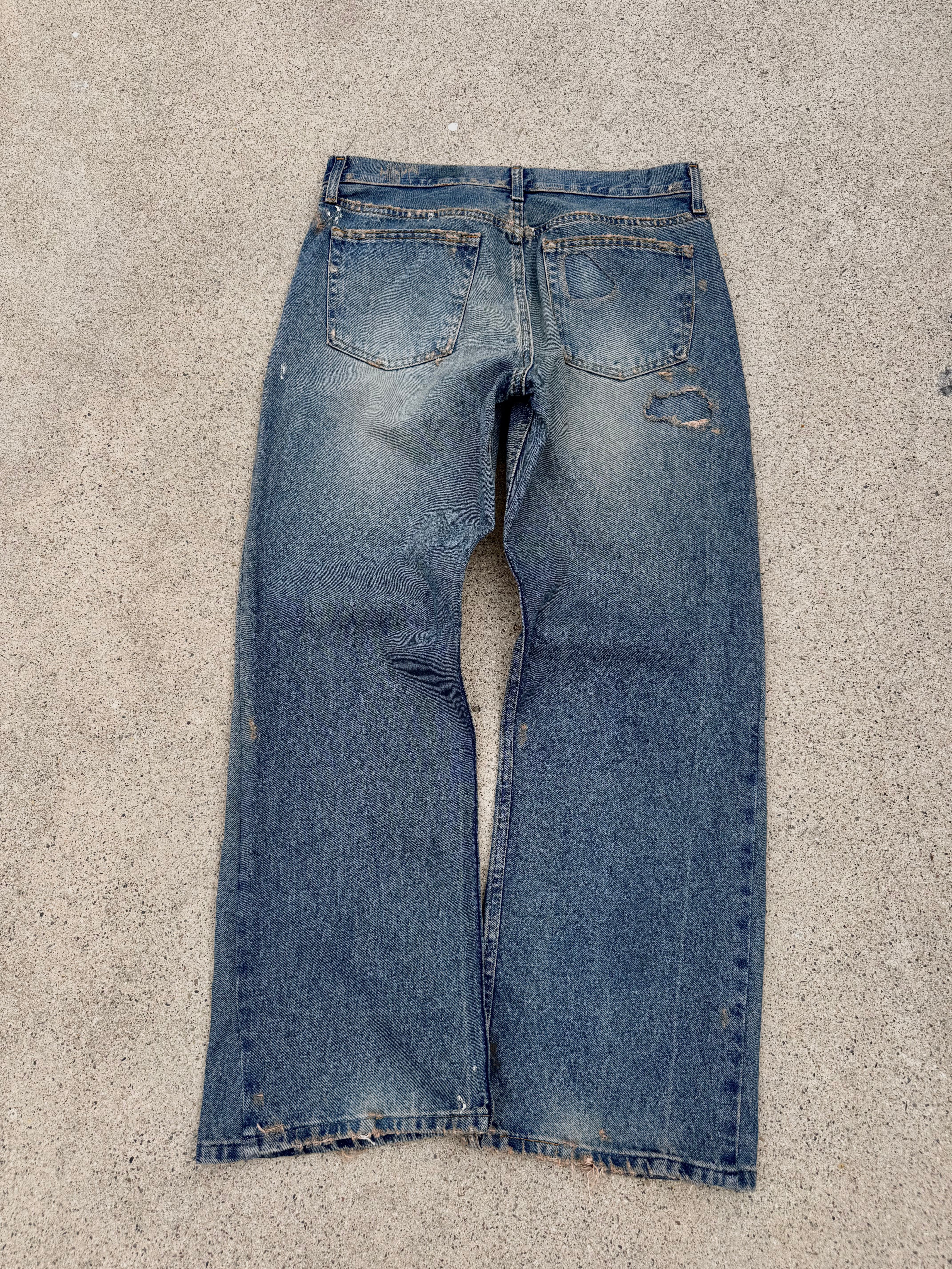 Patched Denim